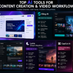 AI tools for content creation and video workflow including Google Vids AI, Kling AI, Runway Gen-3, Luma Dream Machine, and CapCut AI